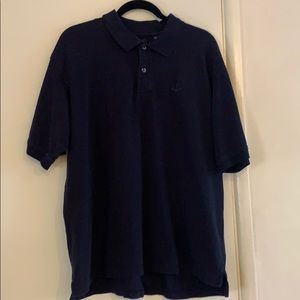 Izod Silk Wash Navy Polo Shirt XL